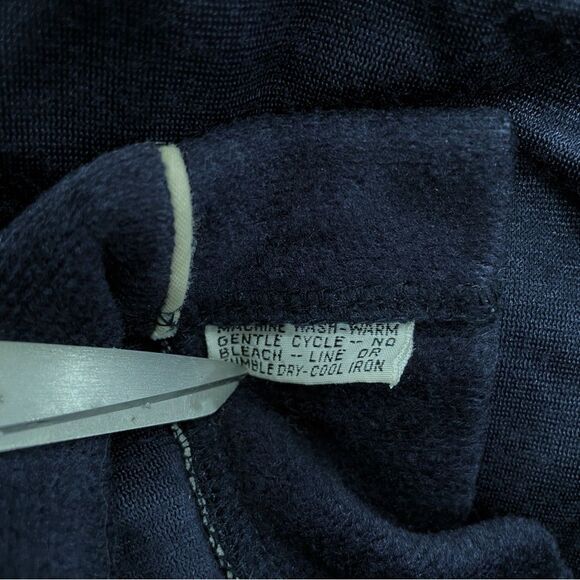 Christian Dior Monsieur Navy Robe One Size Kimono Style Loungewear Vintage - Picture 7 of 8